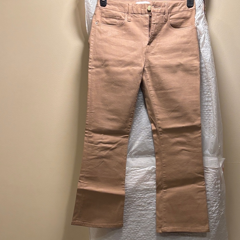 Frame Tan Pants - waist 27”